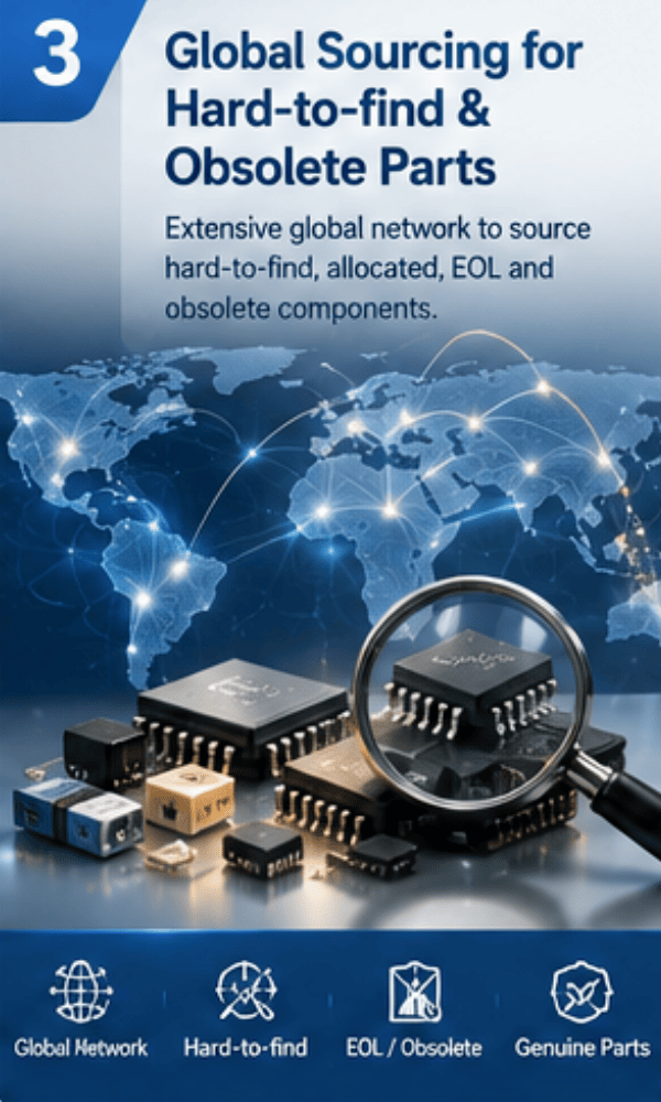 Global Sourcing for Hard-to-find & Obsolete Parts