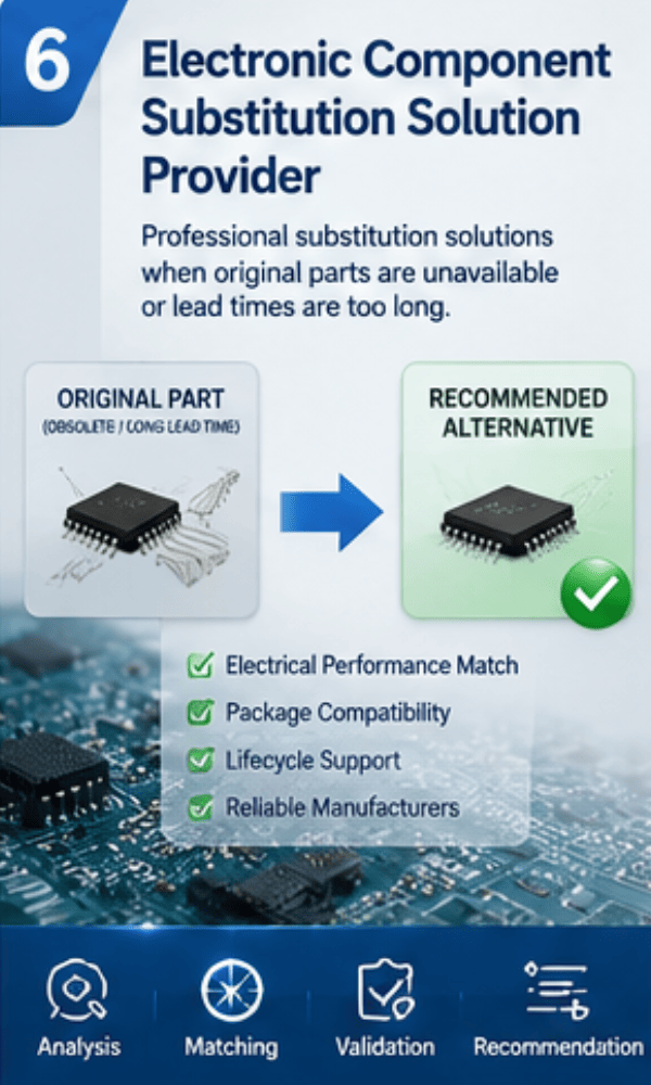 Electronic Component Substitution Solution Provider